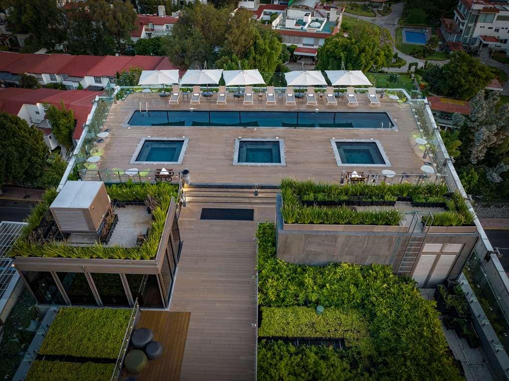 Galeria Plaza San Jeronimo Ξενοδοχείο Μεξικό Ανέσεις φωτογραφία The rooftop pool at the hotel